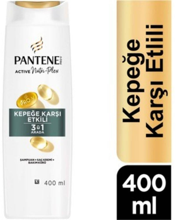 Pantene Kepek Karşıtı 3'ü 1 Arada Şampuan 400 ml