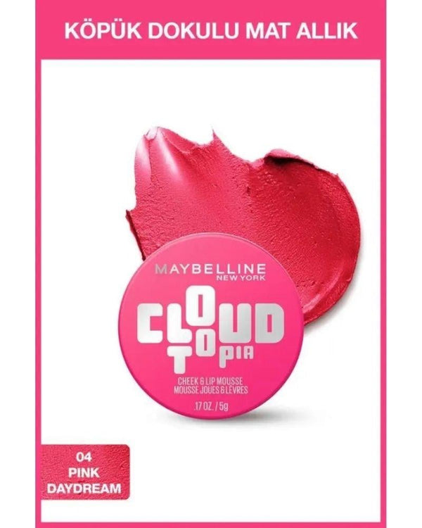 Maybelline New York Cloudtopia Köpük Dokulu Mat Allık - 04 Pink Daydream