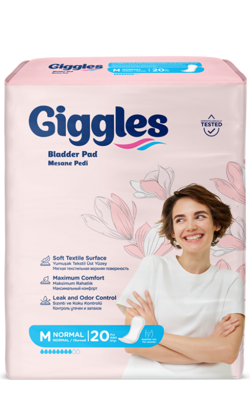Giggles Kadın Mesane Pedi M Normal 20'li