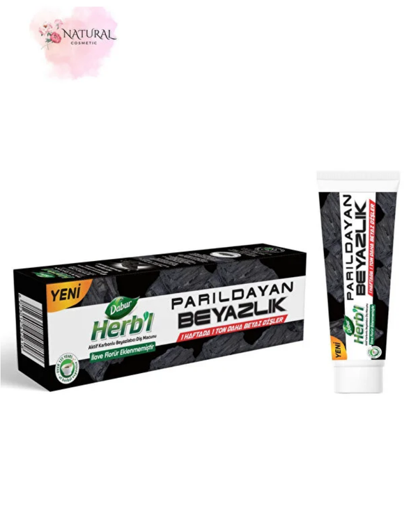 Dabur Herb'l Aktif Karbonlu Beyazlatıcı Diş Macunu 100gr