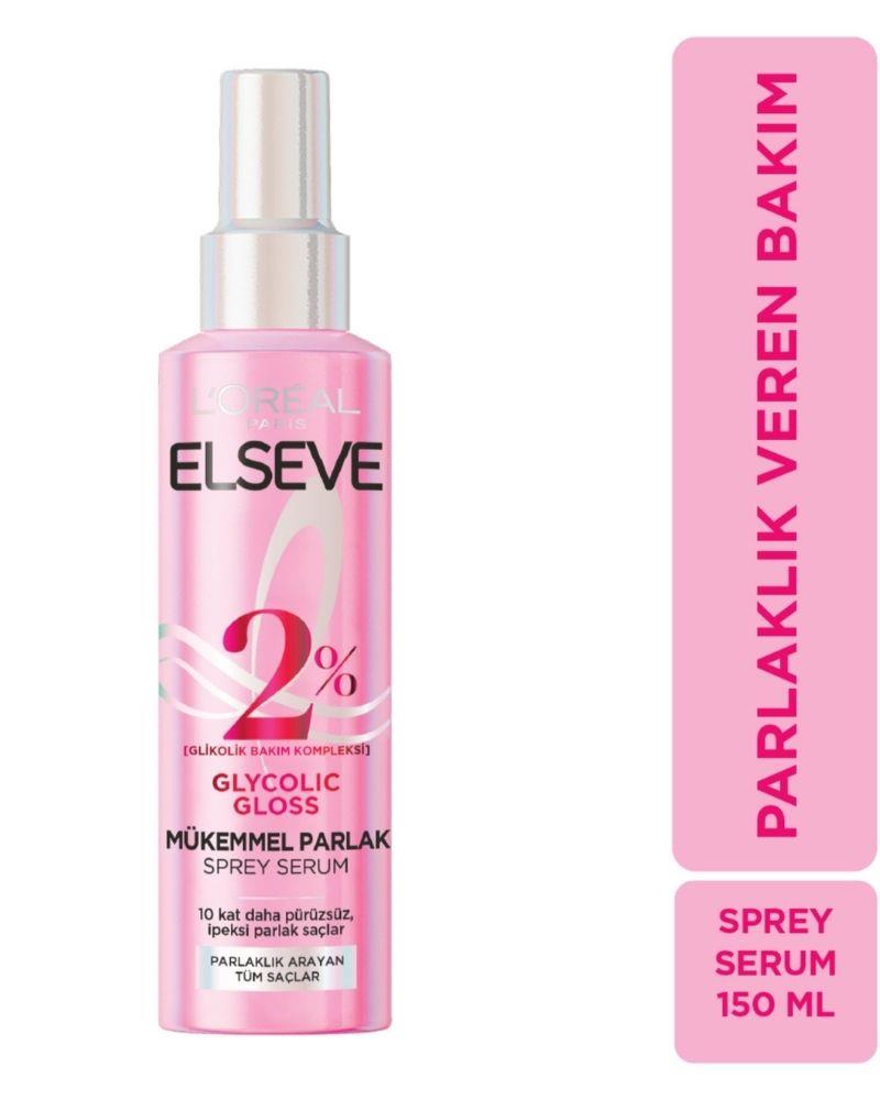 Elseve Glycolic Gloss Parlak Sprey Serum 150 Ml