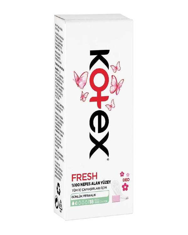 KOTEX Günlük Ped İnce Parfümsüz 18'li