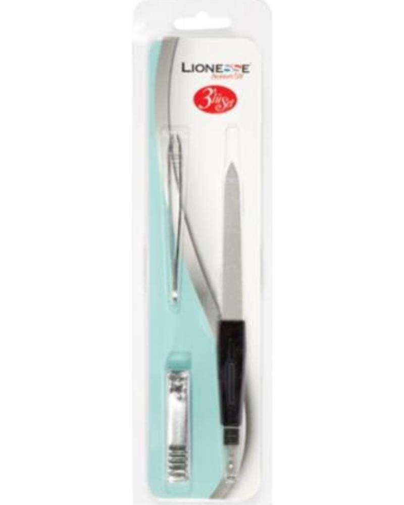 Lionesse 3lü Manikür Seti 5112 (CIMBIZ TÖRPÜ TIRNAK MAKASI)