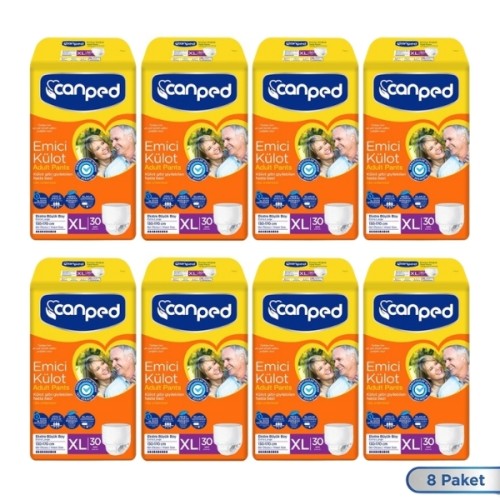 Canped Emici Külot Extra Büyük Boy Large 30 Adet x 8 Adet Fiyatı
