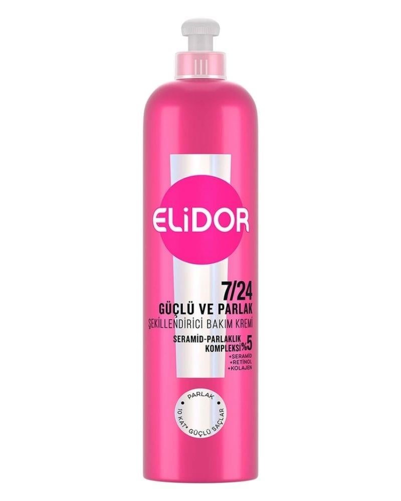 Elidor Güçlü ve Parlak Kuru ve Mat Saçlar İçin Şekillendirici Saç Bakım Kremi 240 ml