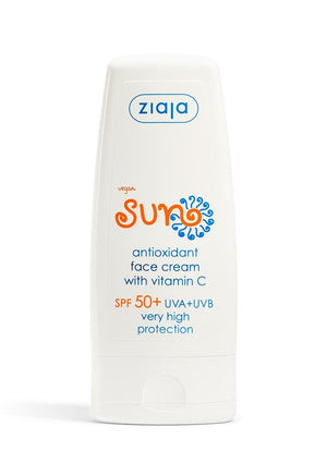 Zıaja SUN C Vitaminli Antioksidan Yüz Kremi SPF 50+ Güneş Koruyucu 50 ml