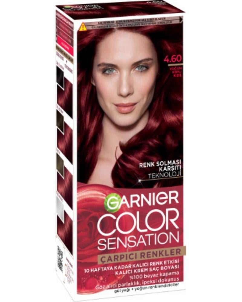 Garnier Çarpıcı Renkler Yoğun Koyu Kızıl (4.60) Saç Boyası