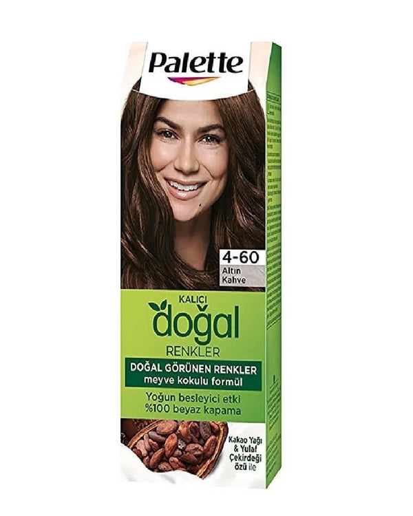 Palette Saç Boyası Natural Colors 4-60 Açık Altın Kahve