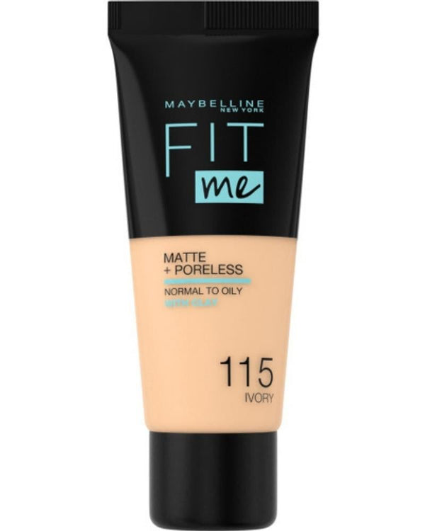 Maybelline New York Fit Me Matte Poreless Fondöten - 115 Ivory