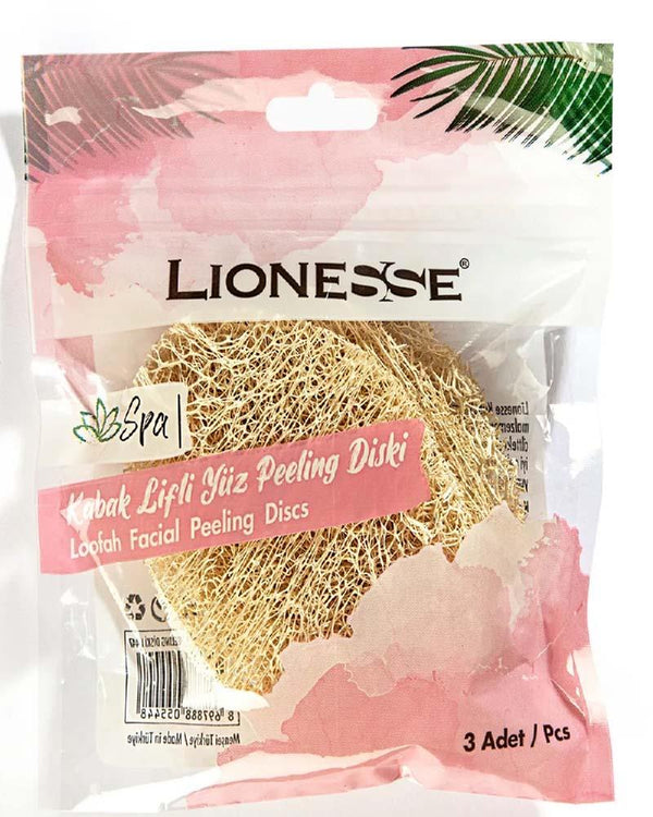 Lionesee Üçlü Kabak Lifli Yüz Peeling Diski L-447