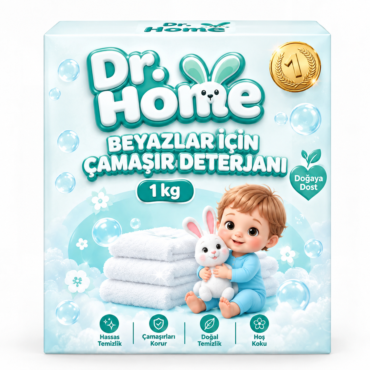 Dr Home Beyazlar İçin Toz Leke Çıkarıcı ve Beyazlatıcı 1 KG