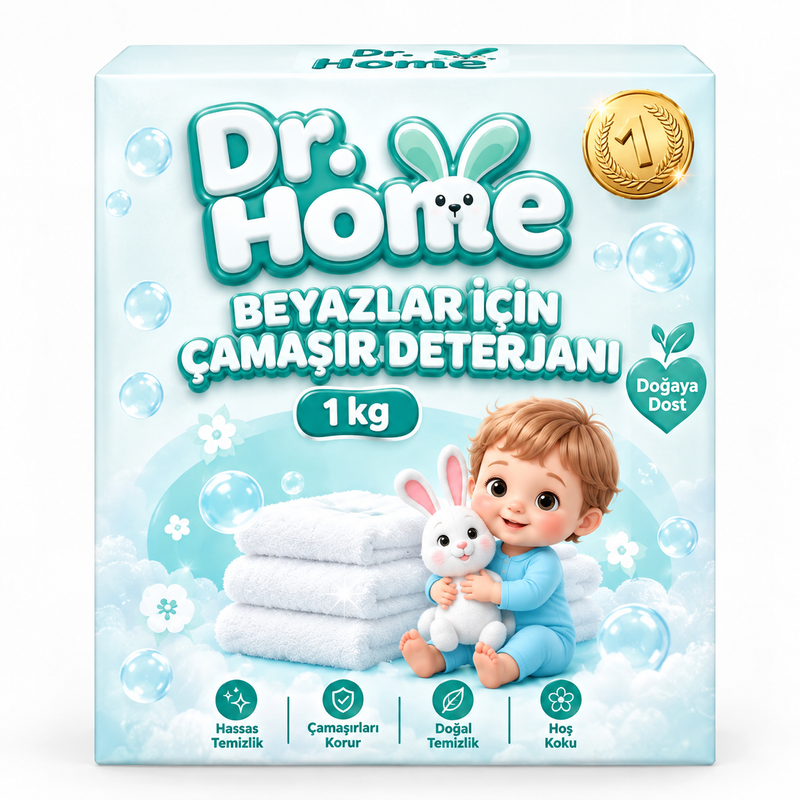 Dr Home Beyazlar İçin Toz Leke Çıkarıcı ve Beyazlatıcı 1 KG