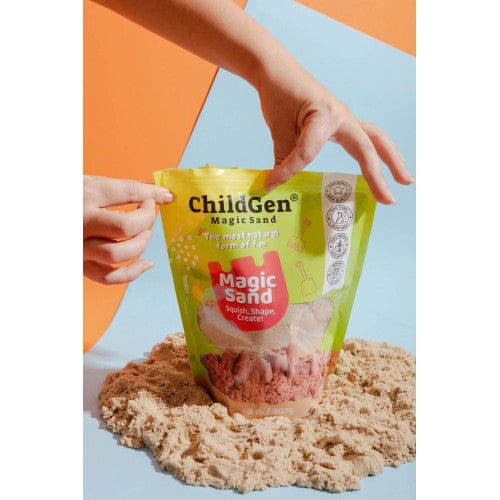 Childgen Kinetik Kum RefillPack 907 gr - Natural