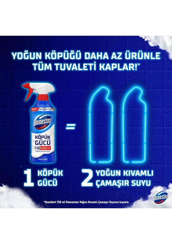 Domestos Köpük Gücü Köpük Çamaşır Suyu Beyaz Sabun 450 ml