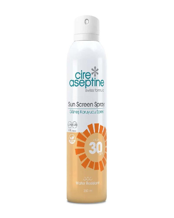 CIRE ASEPTINE SUN Şeffaf Aeresol Güneş Spreyi Spf30 200 ml