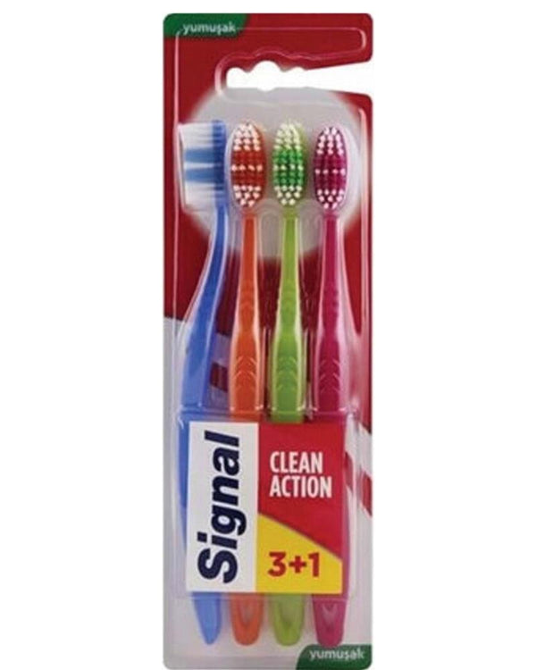 Signal Marka: Diş Fırçası Clean Action 3+1 Kategori: Manuel Diş Fırçası
