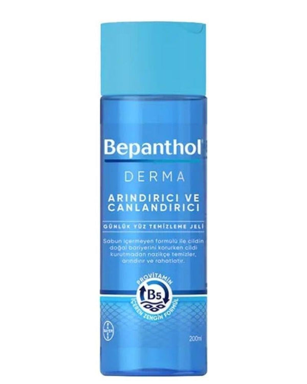Bepanthol Derma Yüz Temizleme Jeli 200 ml + Dudak Bakım Kremi