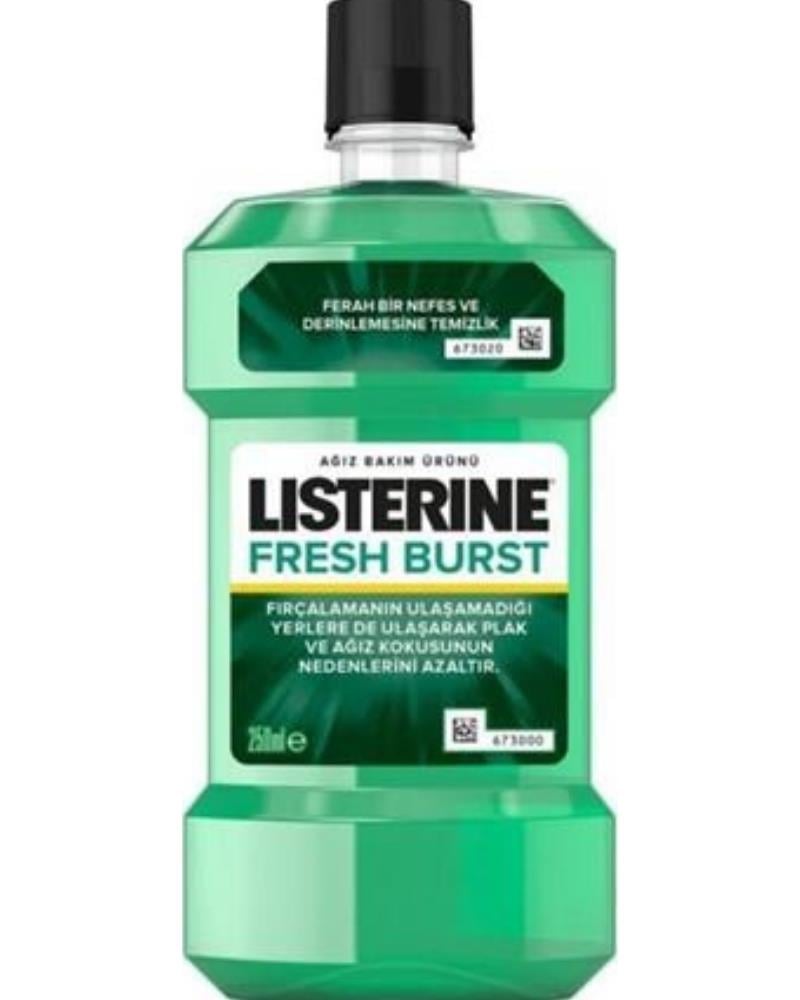 Listerine Fresh Burst Ferah Nane Ağız Bakım Suyu 250 ml ( TEKLİDİR )