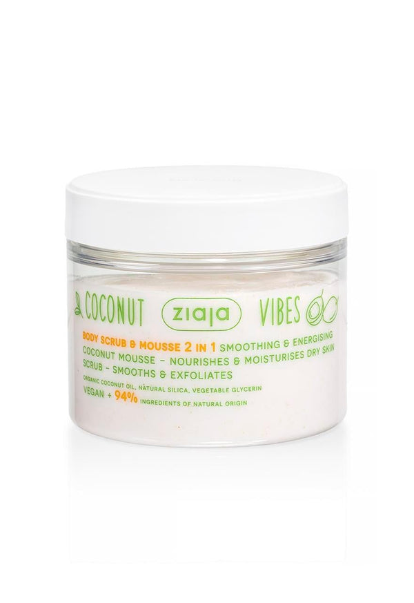 Zıaja Hindistancevizi Vibes Vücut Scrub&Köpüğü 2si 1 Arada 270 ml