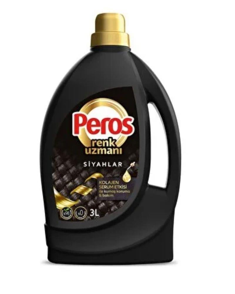 Peros Siyahlar için Sıvı Çamaşır Deterjanı 3 L