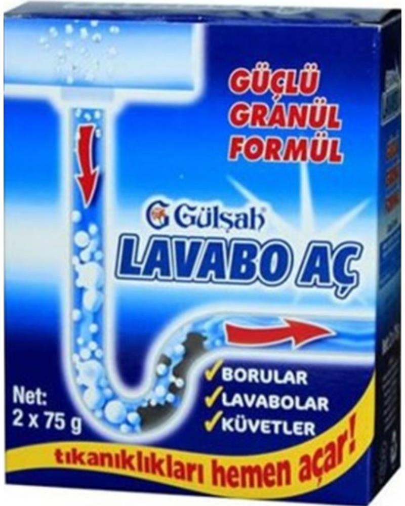 Gülşah Lavabo Açıcı Granül Ikili 2 X 75 Gr.