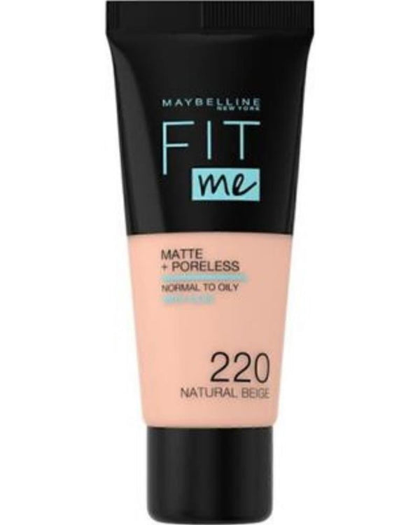 Maybelline New York Fit Me Matte Poreless Fondöten - 220 Natural Beige