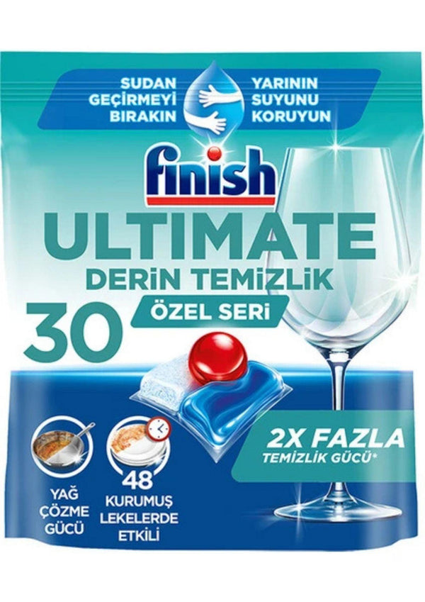 Finish Quantum Tablet Ultimate Derin Temizlik 30'Lu