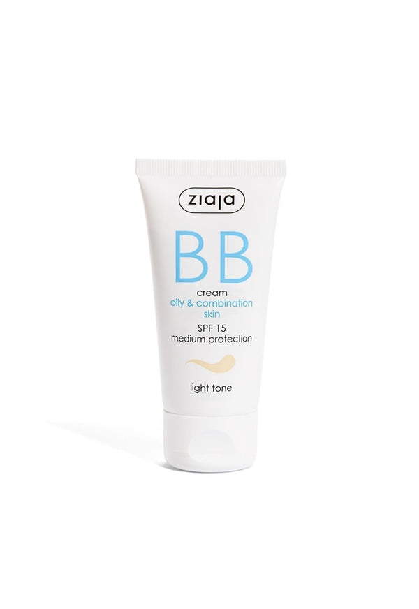 Zıaja BB Krem Yağlı ve Karma Ciltler İçin Açık Ton SPF 15 50 ml