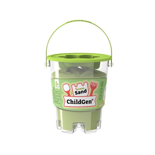 Childgen Doğal Kinetik Kum 500gr - Yeşil