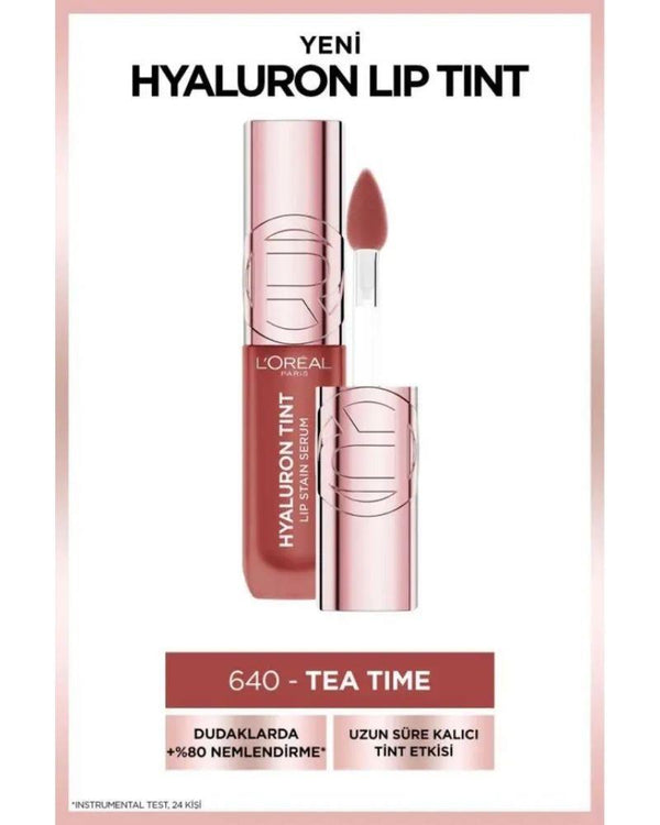 L'Oreal Paris Hyaluron Lip Tint Dudak Parlatıcı - 640 Tea Time
