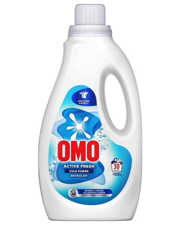 OMO Active Fresh Cold Power Beyazlar İçin Sıvı Deterjan 1500 ml
