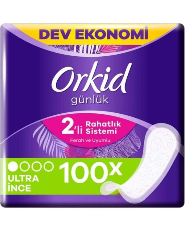 Orkid Yaprak Ultra İnce Günlük Ped 100'lü