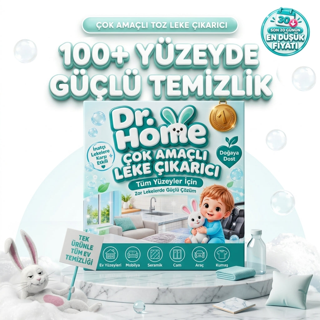 Dr Home Çamaşır Ve Yüzey Için Çok Amaçlı Oksijenli Toz Leke Çıkarıcı ve beyazlatıcı 1000 gr