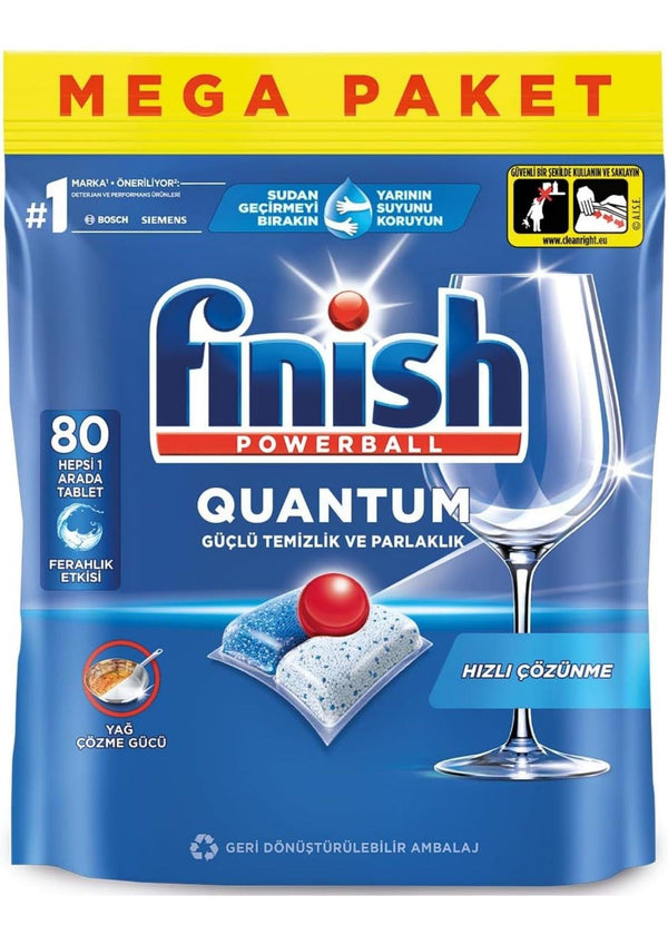Finish Quantum 80 Tablet Bulaşık Makinesi Deterjanı