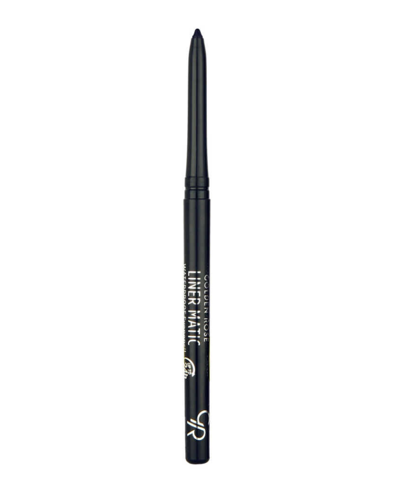 Golden Rose Liner Matic Waterproof Eyepencil Suya Dayanıklı Göz Kalemi No:201 Black