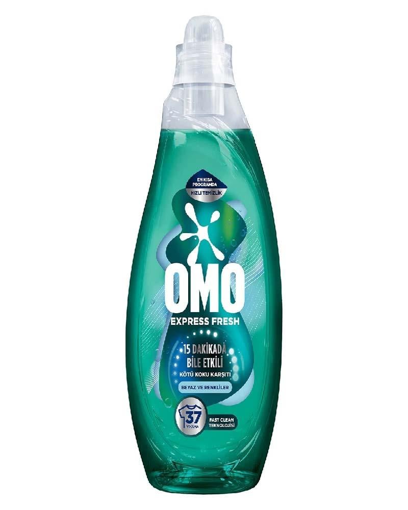 OMO Çamaşır Deterjanı Express Fresh Beyaz & Renkli 1480 ml