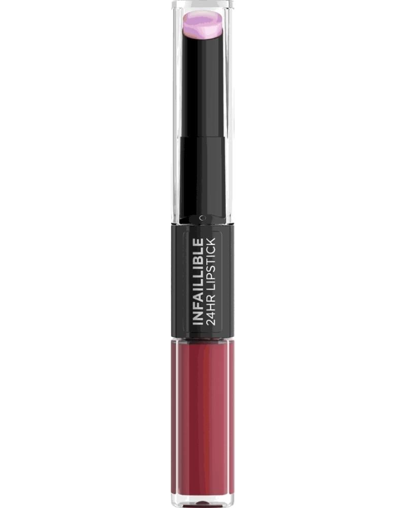 L'Oreal Paris L'oréal Paris Infaillible 2-step 24 Saat Kalıcı Likit Ruj & Balm - 302 Rose Eternite