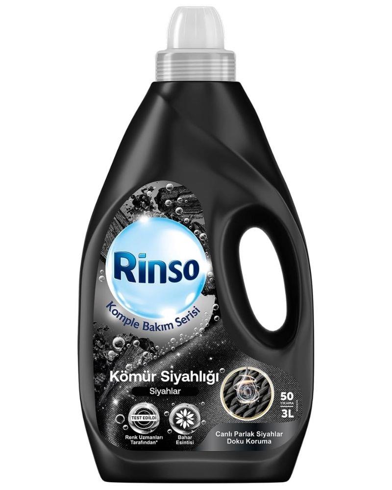 Rinso Sıvı Deterjan Kömür Siyahlığı Siyahlar 3 L