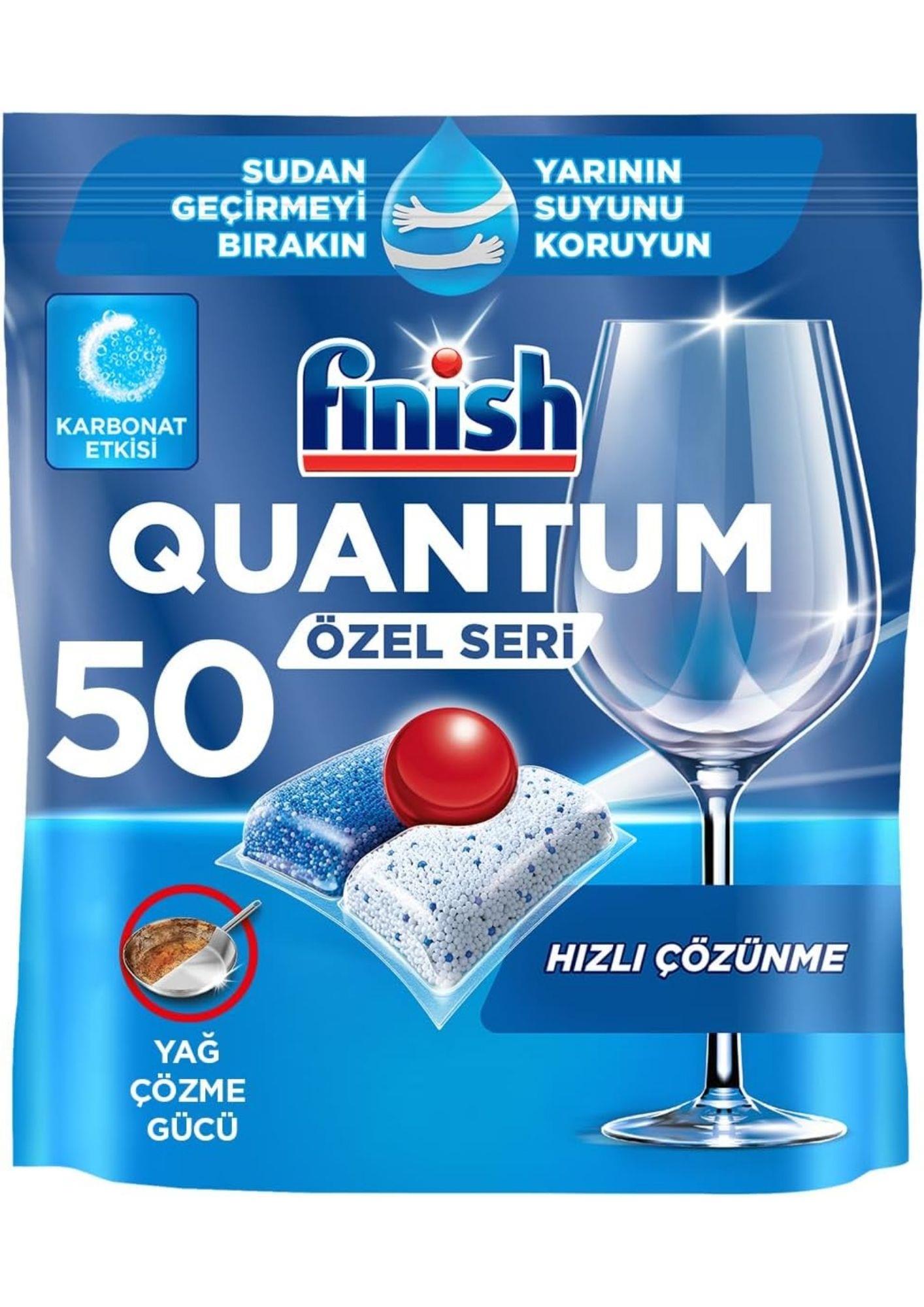 Finish Quantum Özel Seri 50'li Bulaşık Makinesi Tableti