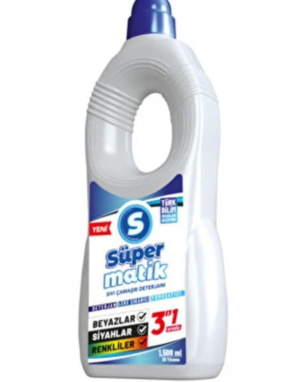 Süpermatik Sıvı Çamaşır Deterjanı 1.5 lt