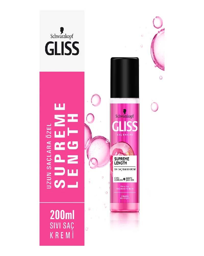 GLISS Supreme Lenght Sıvı Saç Kremi 200 ml Supreme Lenght Sıvı Saç Kremi 200 ml