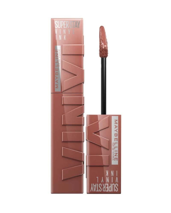 Maybelline New York Super Stay Vinyl Ink Uzun Süre Kalıcı Likit Parlak Ruj 120 Punchy