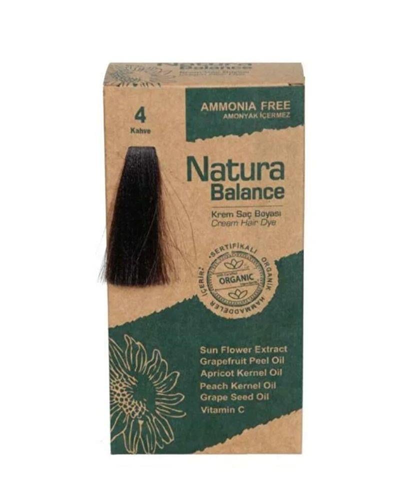 Natura Balance Saç Boyası Kahve 4