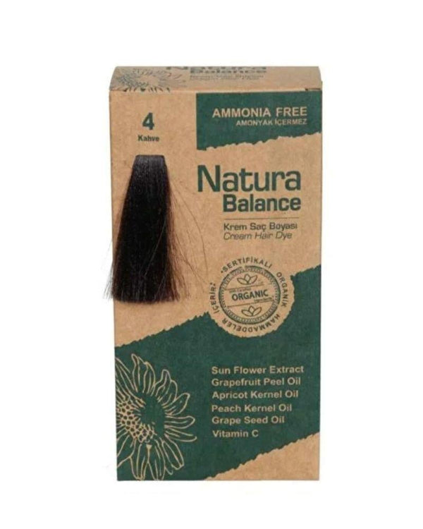Natura Balance Saç Boyası Kahve 4
