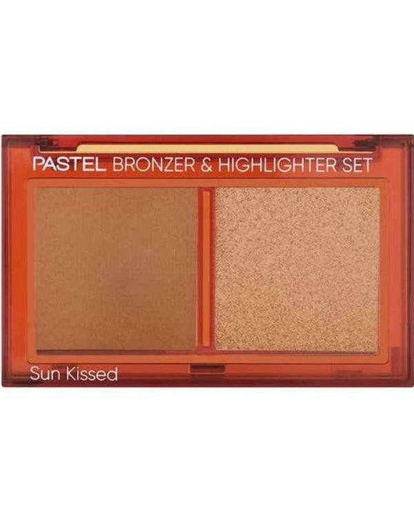Pastel Bronzer&highlighter Set Sun Kissed - Bronzlaştırıcı Ve Aydınlatıcı 02 Tan Bronze & Heat Glow