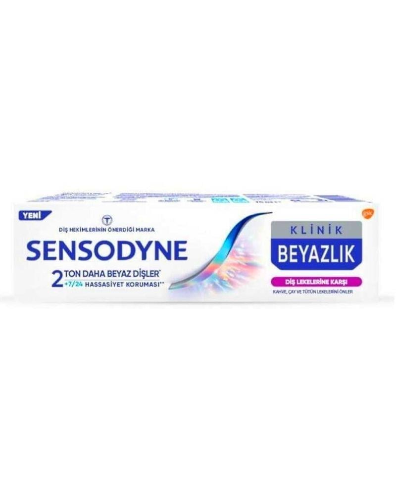 Sensodyne Klinik Beyazlık Leke Karşıtı Diş Macunu 75 ml