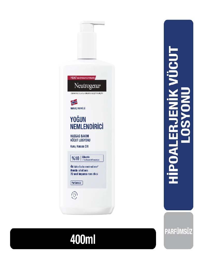 Neutrogena Hassas Bakım Parfümsüz Vücut Losyonu 400 ml