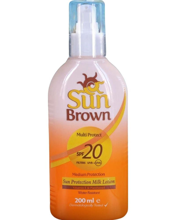 Sun Brown Güneş Koruyucu Süt Spreyi Spf20 200 ml