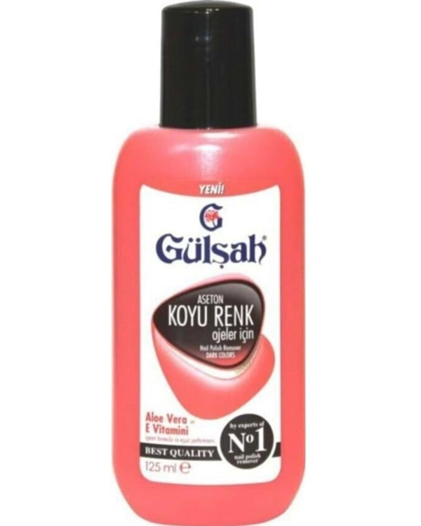 Gülşah Aseton Koyu Renk Ojeler Için Pembe 125ml