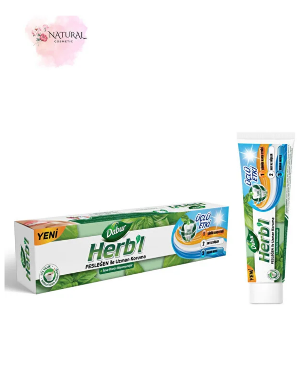 Dabur Herb'l Fesleğen ile Uzman Koruma Üçlü Etki Diş Macunu 170gr